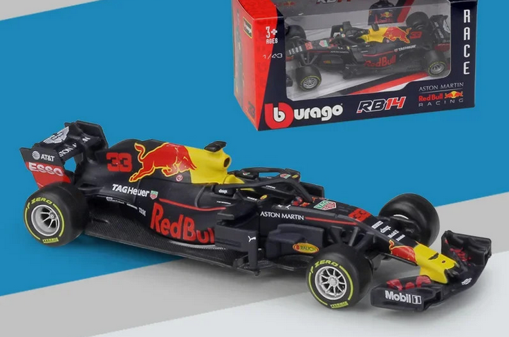 RedBull Racing Aston Martin F1 TAG Heuer RB14 Carro 2018