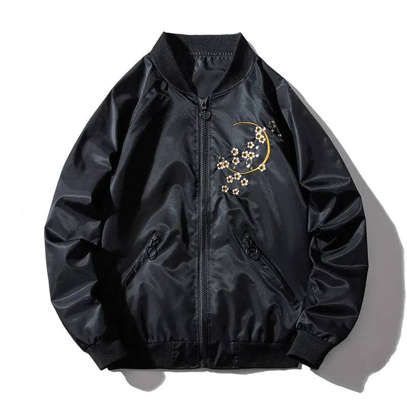 Chaqueta Japonesa Dragón Bordado